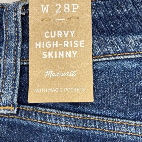 Madewell Petite Curvy High-Rise Skinny Jeans in Lanette Wash - Picture 5 of 12